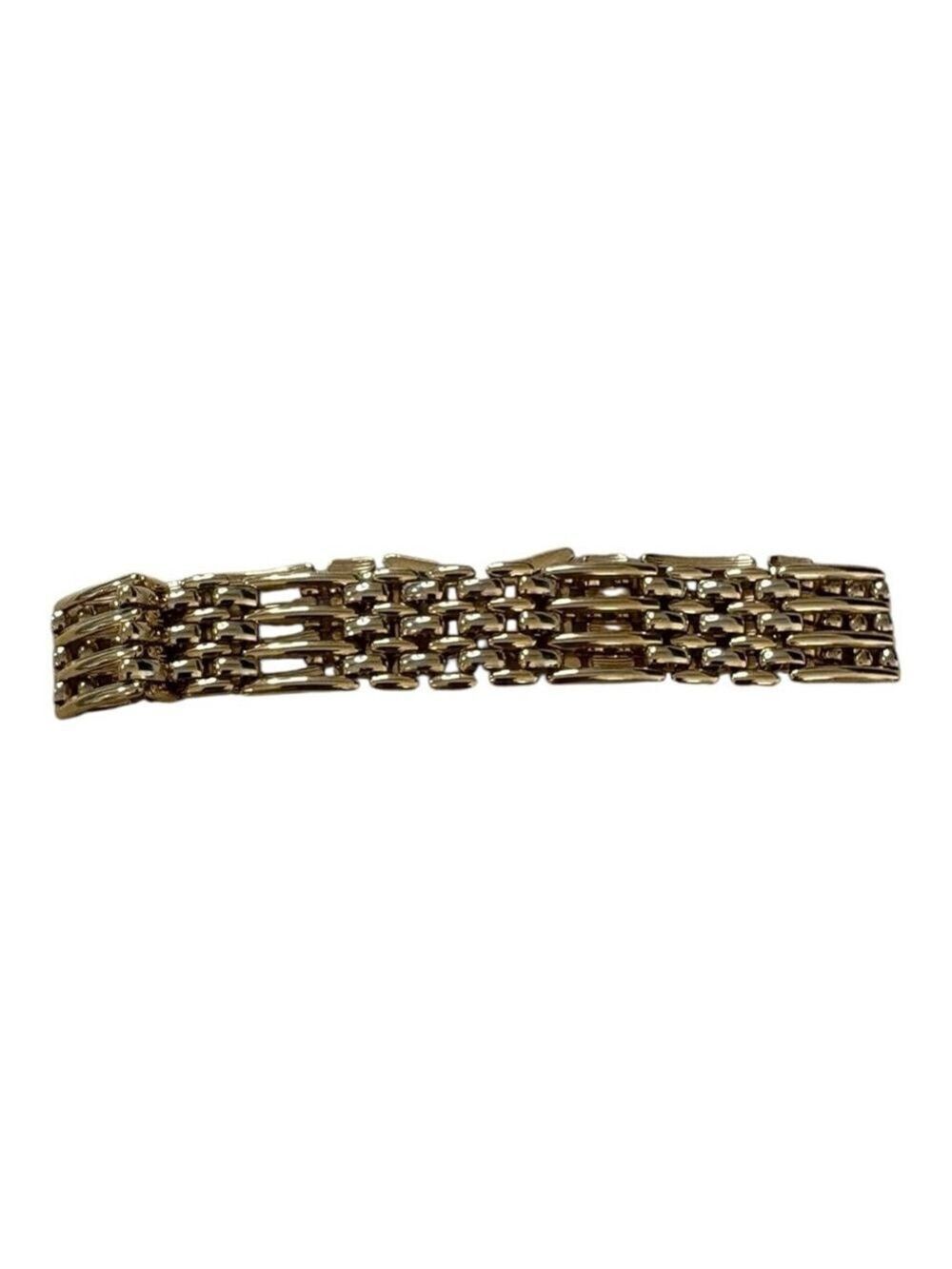 Napier Gold Tone Link Bracelet One Size